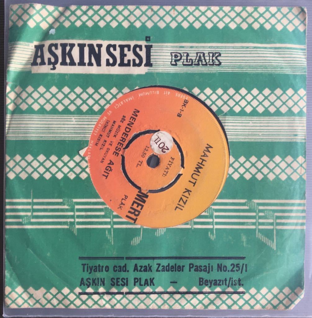Mahmut Kızıl Menderese Ağıt 45 lik