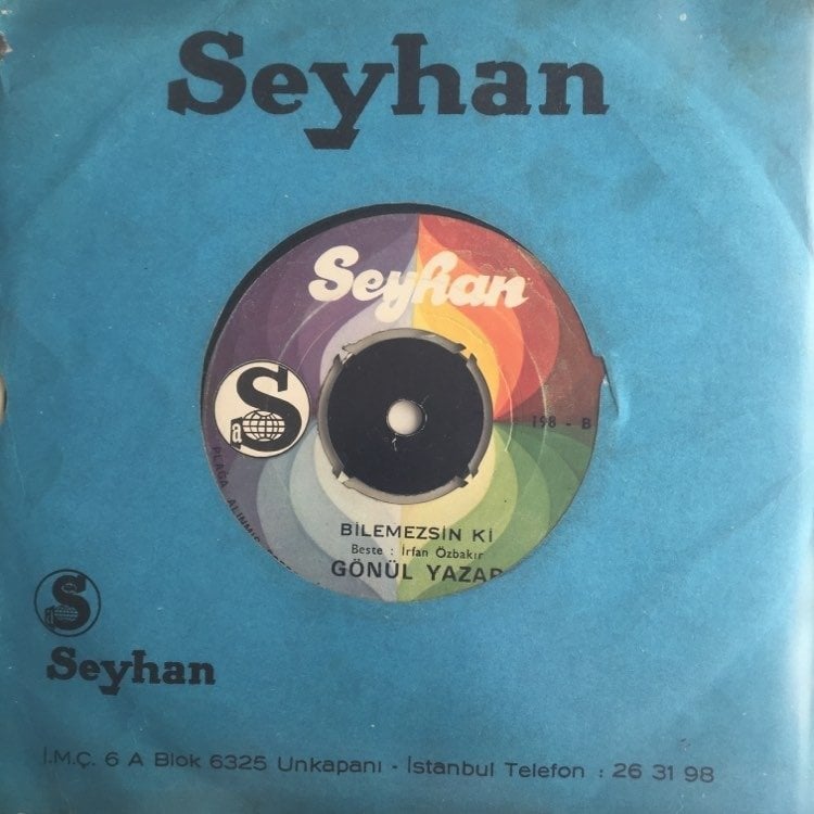 Gönül Yazar Bilemezsin Ki 45lik