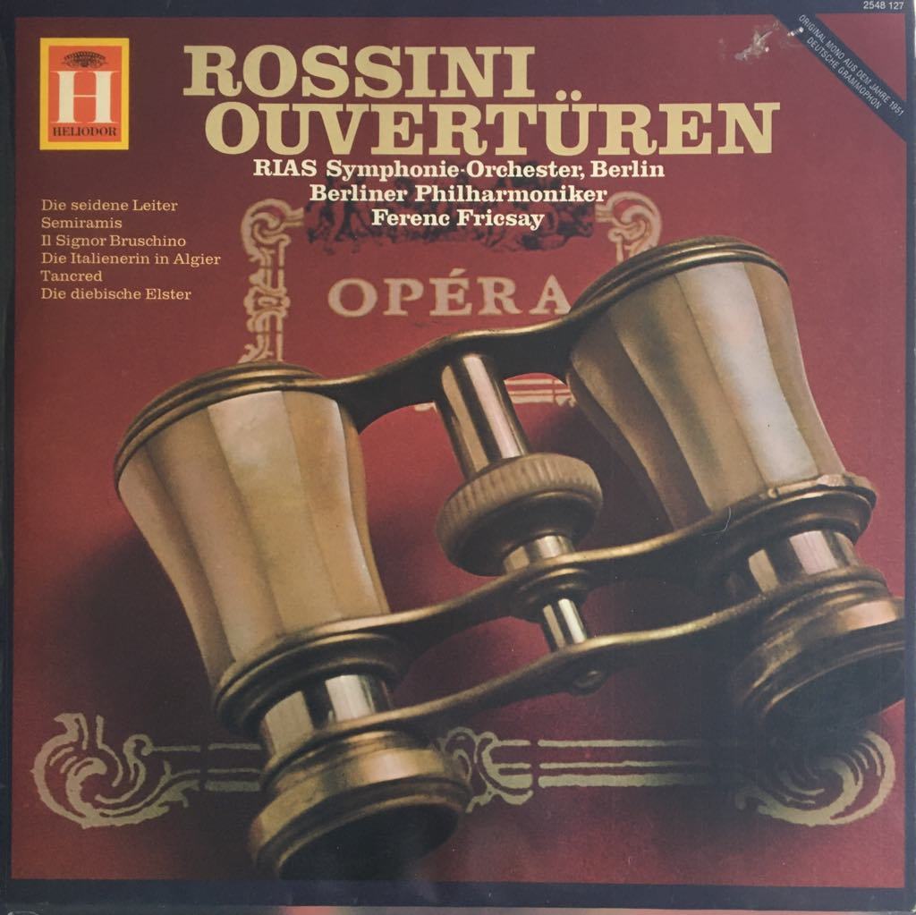 RIAS Symphonie-Orchester Berlin, Berliner Philharmoniker, Ferenc Fricsay Rossini Ouvertüren LP