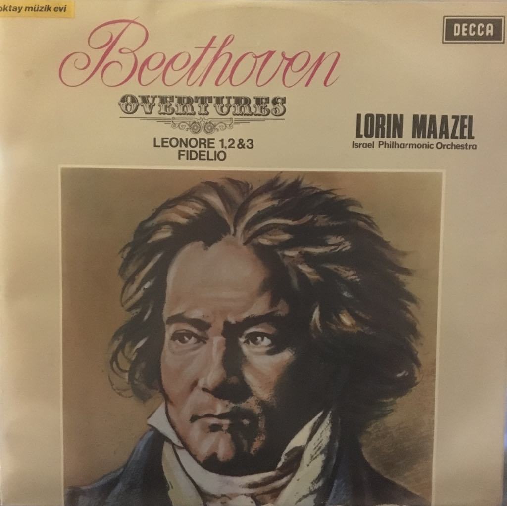 Beethoven Lorin Maazel, Israel Philharmonic Orchestra Beethoven Overtures LP