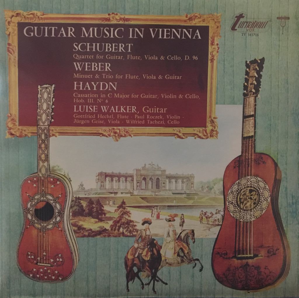 Schubert, Weber, Haydn, Luise Walker Guitar Music In Vienna LP