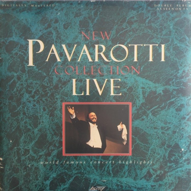 New Pavarotti Collection Live Double LP