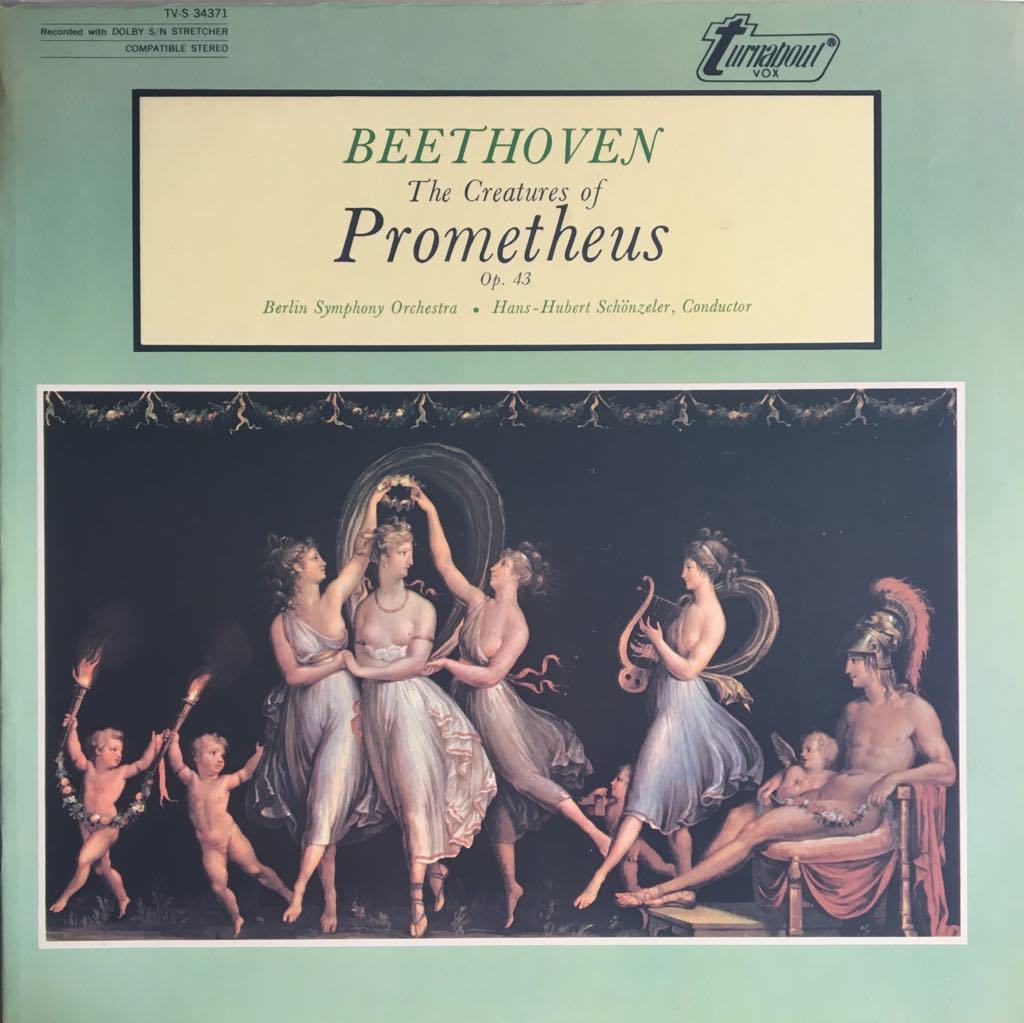 Berlin Symphony Orchestra Hans-Hubert Schönzeler Beethoven The Creatures Of Prometheus Op. 43 LP