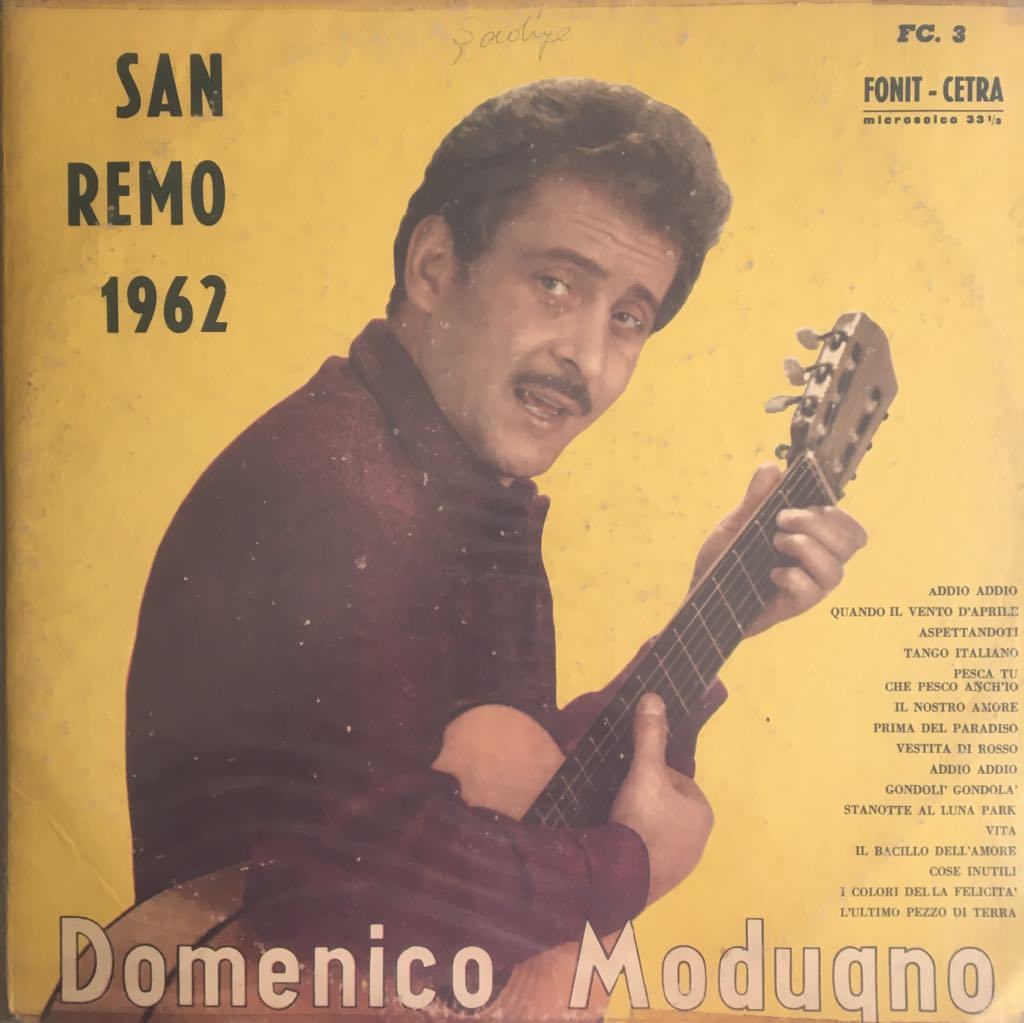 Domenico Modugno San Remo 1962 LP