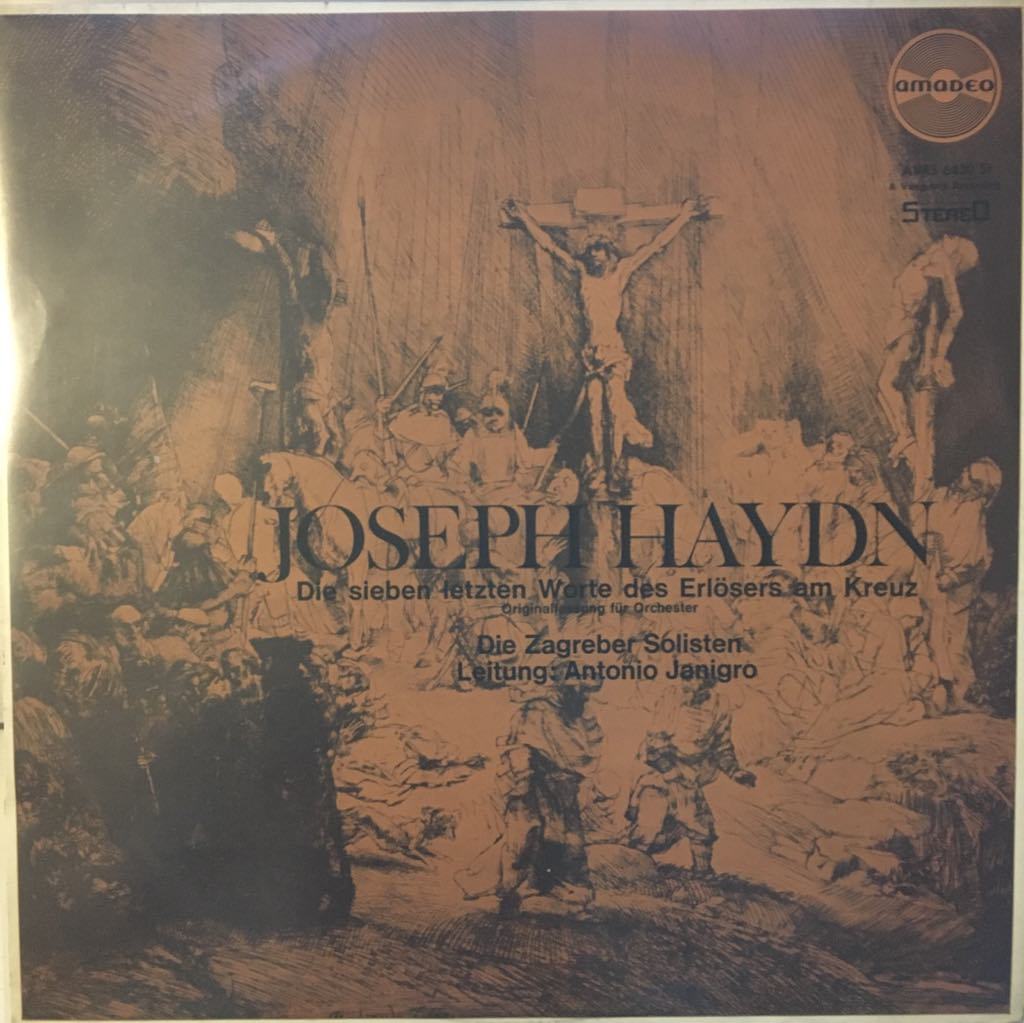 Joseph Haydn, Antonio Janigro Die sieben letzten Worte des Erlösers am Kreuz LP