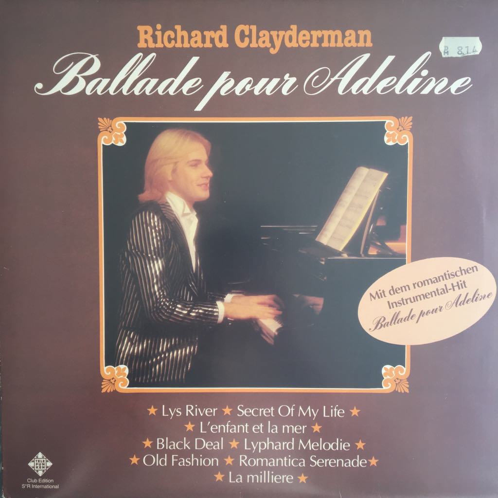 Richard Clayderman Ballade Pur Adeline LP