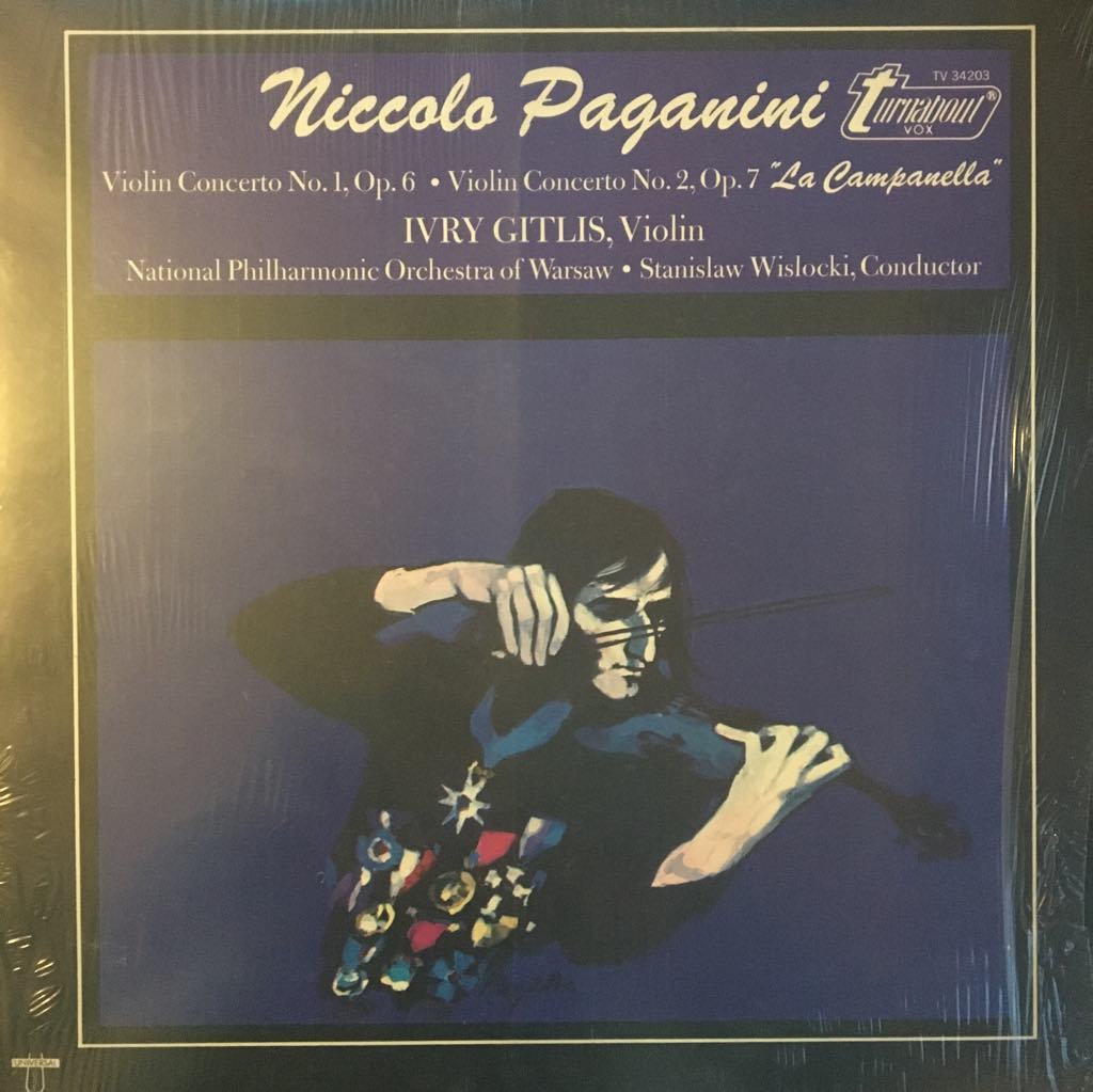Niccolo Paganini Violin Concerto No. 1, Op. 6 • Violin Concerto No. 2, Op. 7 ''La Campanella'' LP