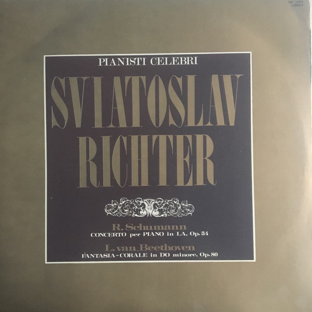 Pianisti Celebri Sviatoslav Richter R. Schumann LP