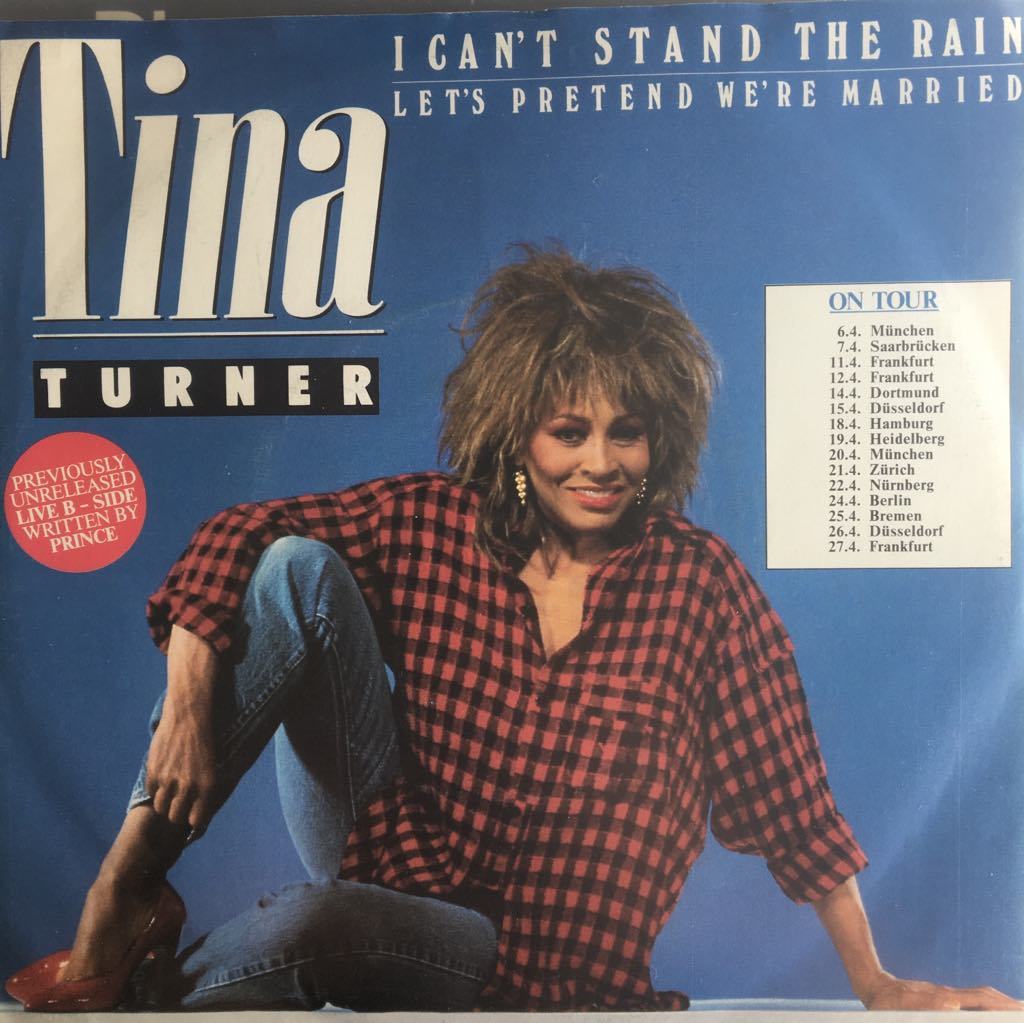Tina Turner I Can't Stand The Rain 45lik