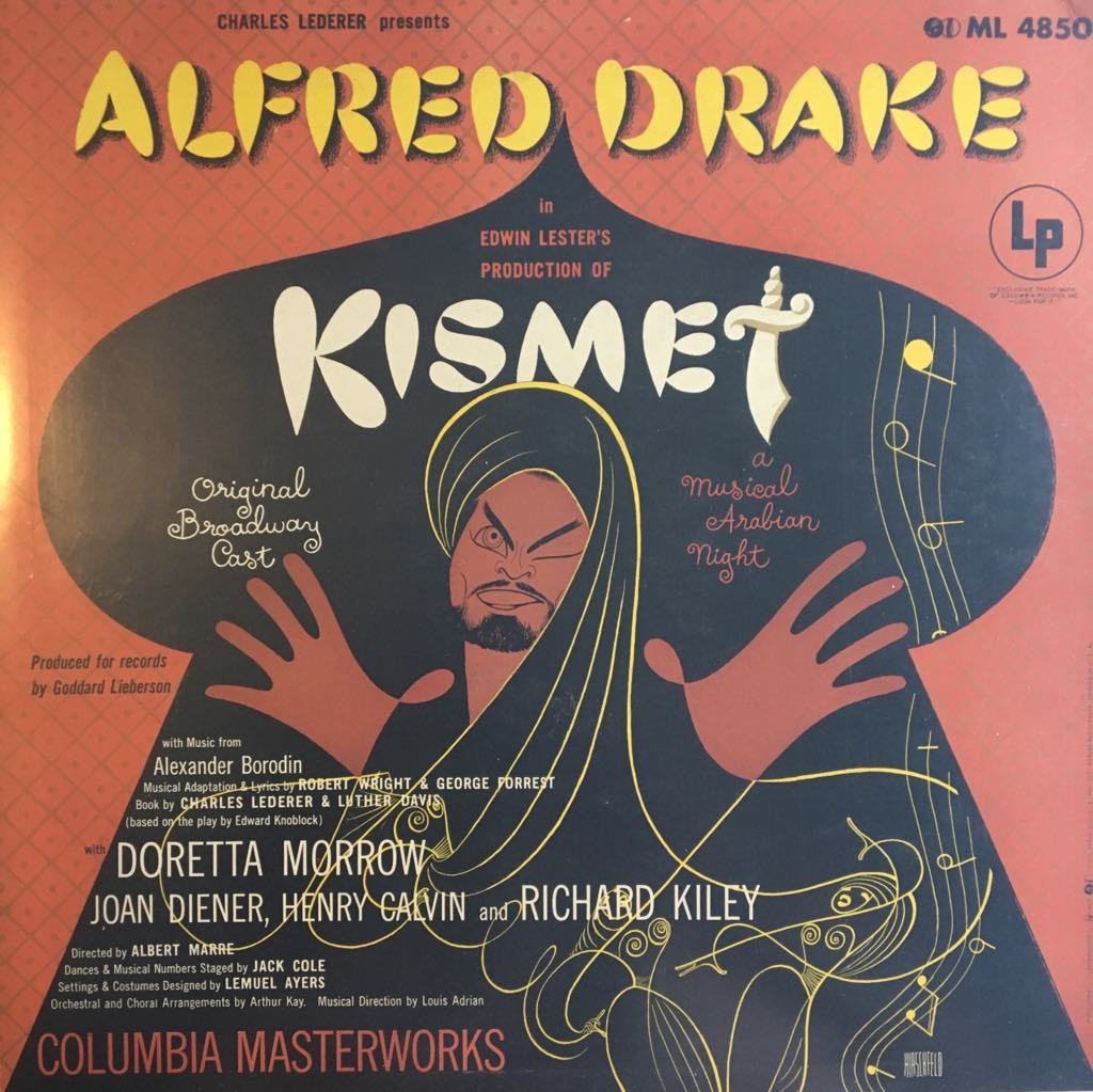 Alfred Drake & The Kismet Original Broadway Cast Kismet LP
