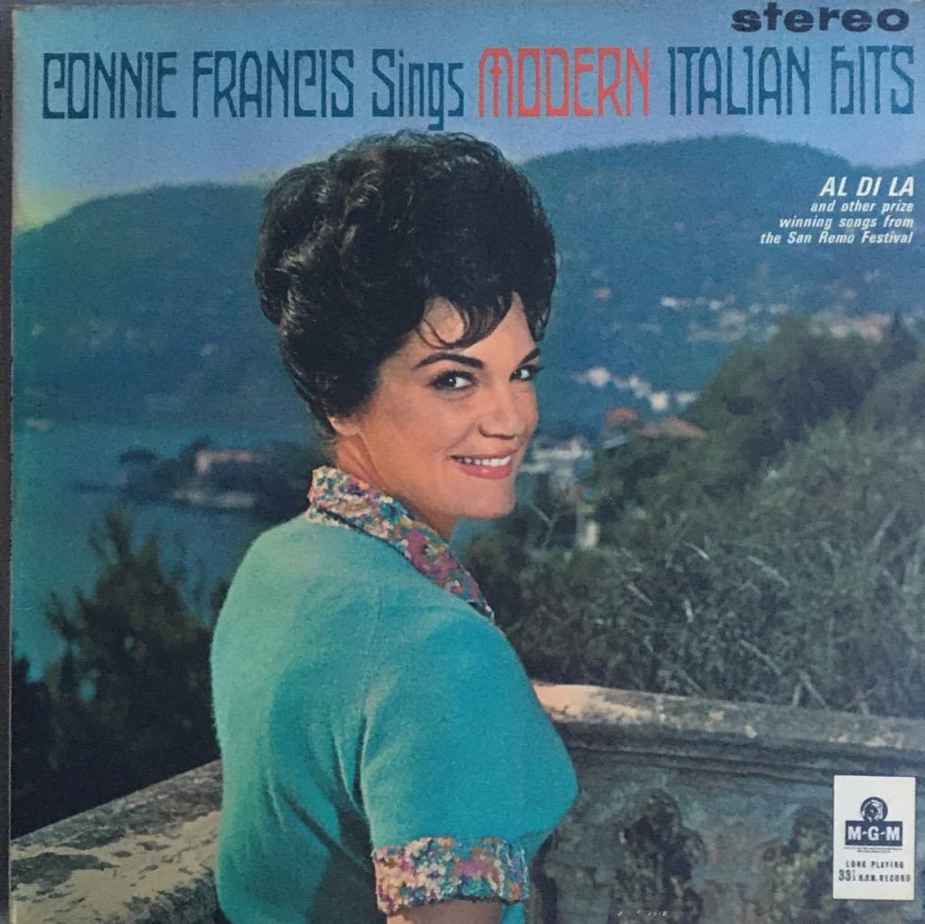 Connie Francis Sings Modern Italian Hits LP