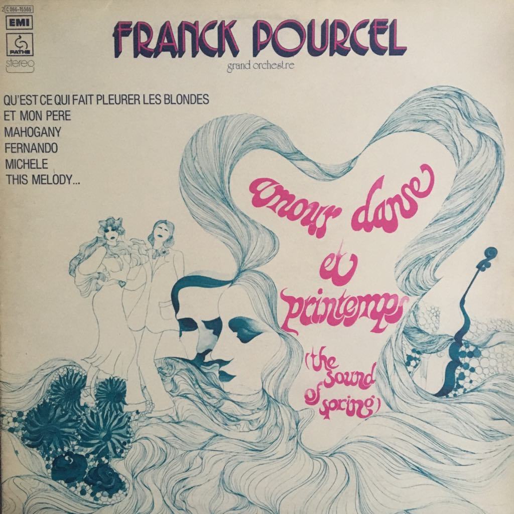 Franck Pourcel Grand Orchestre Amour, Danse Et Printemps LP