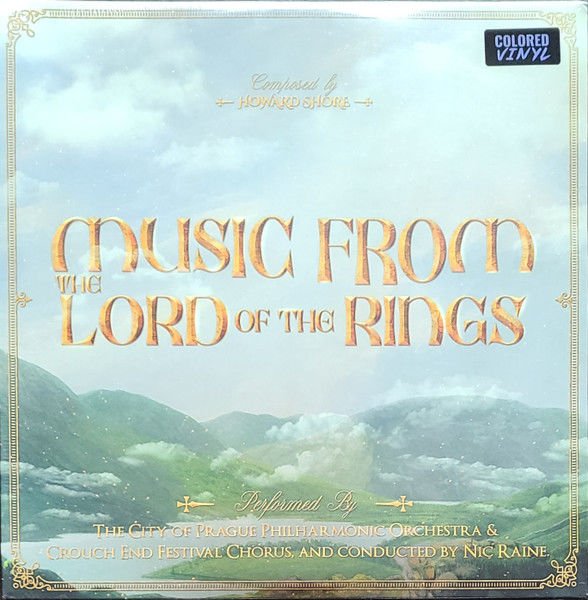 Music From The Lord Of The Rings 3 x LP (Renkli Baskı)