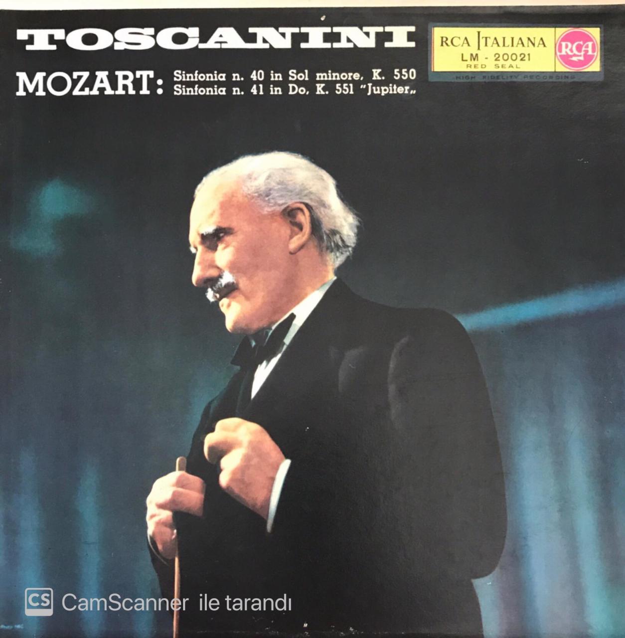 Mozart Sinfonia N. 40. In Sol Mınore LP
