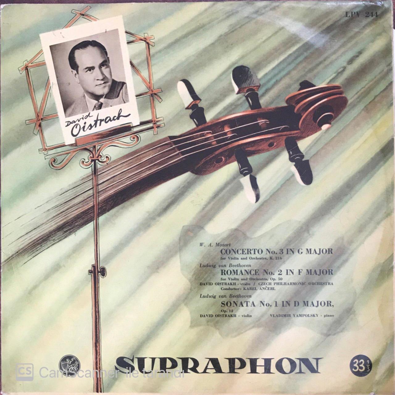 Concerto In G Major For Violin And Orchestra LP
