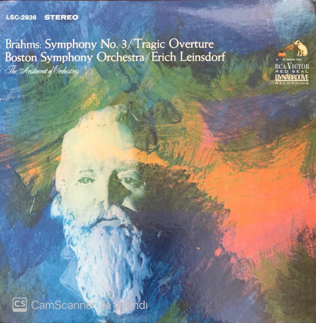 Brahms Symphony No. 3 LP