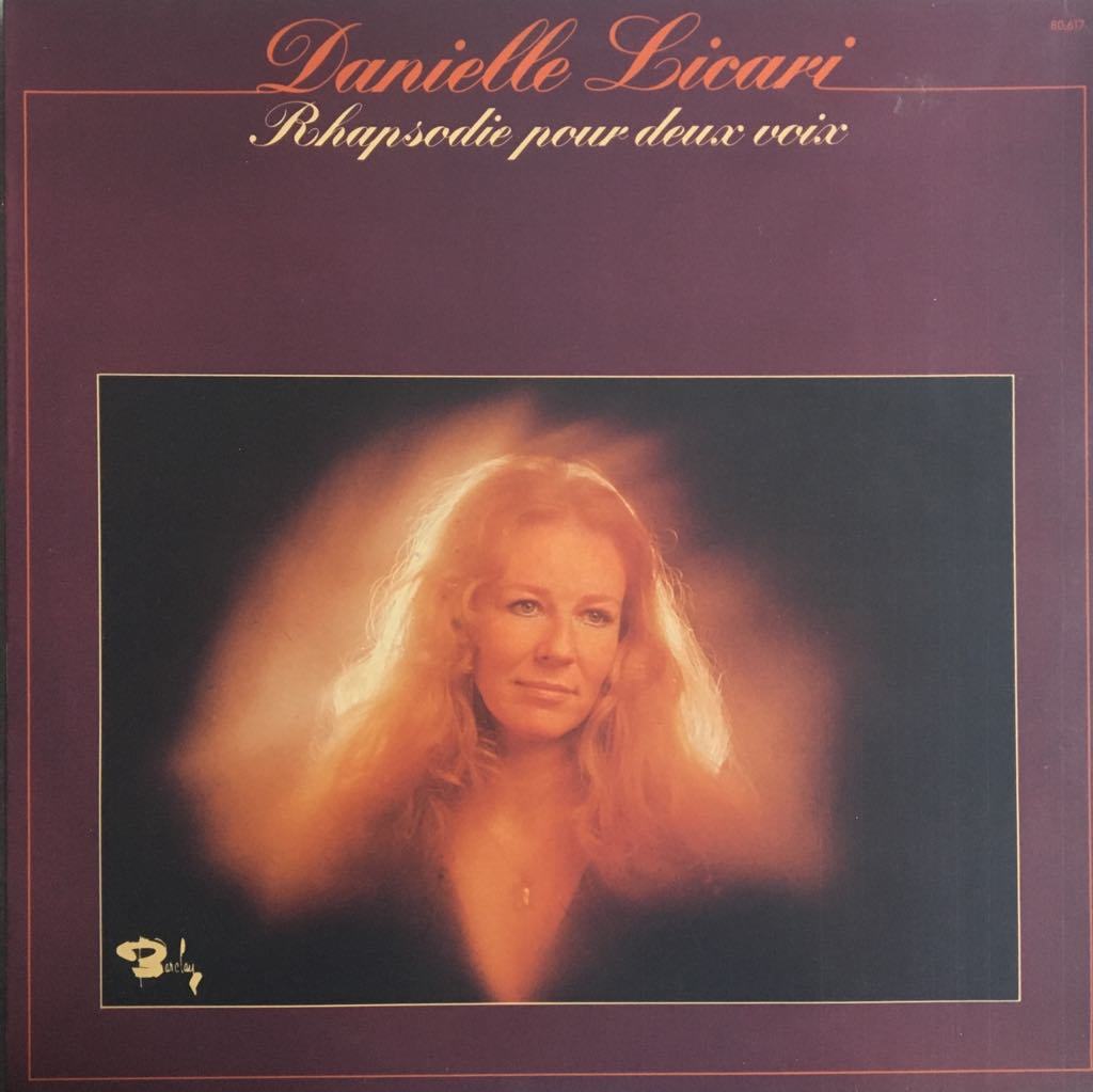 Danielle Licari Rapsodie Pour Deux Voix LP