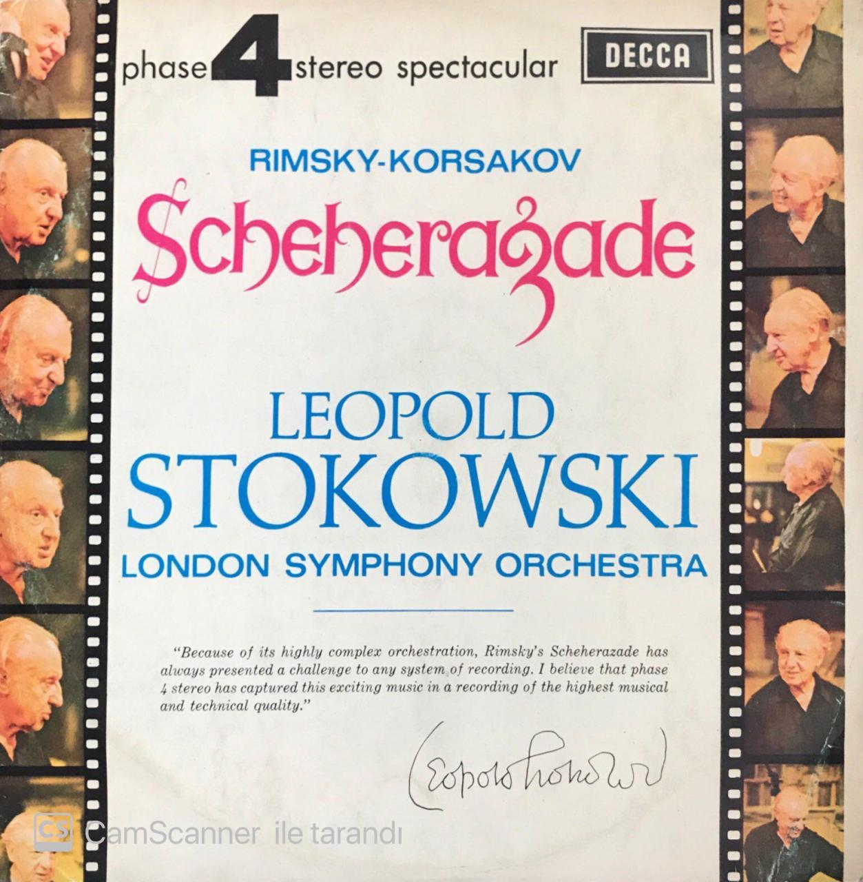 Scheherazade Leopold Stokowski London Symphony Orchestra LP