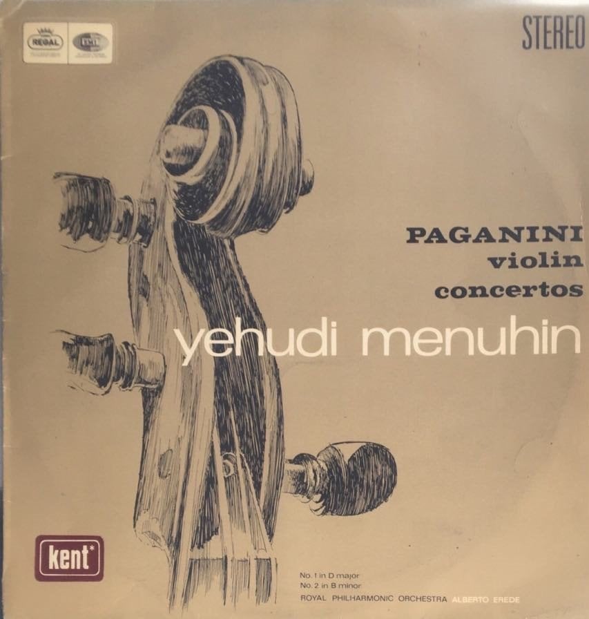 Paganini Yehudi Menuhin Violin Concertos Nos 1 & 2 LP