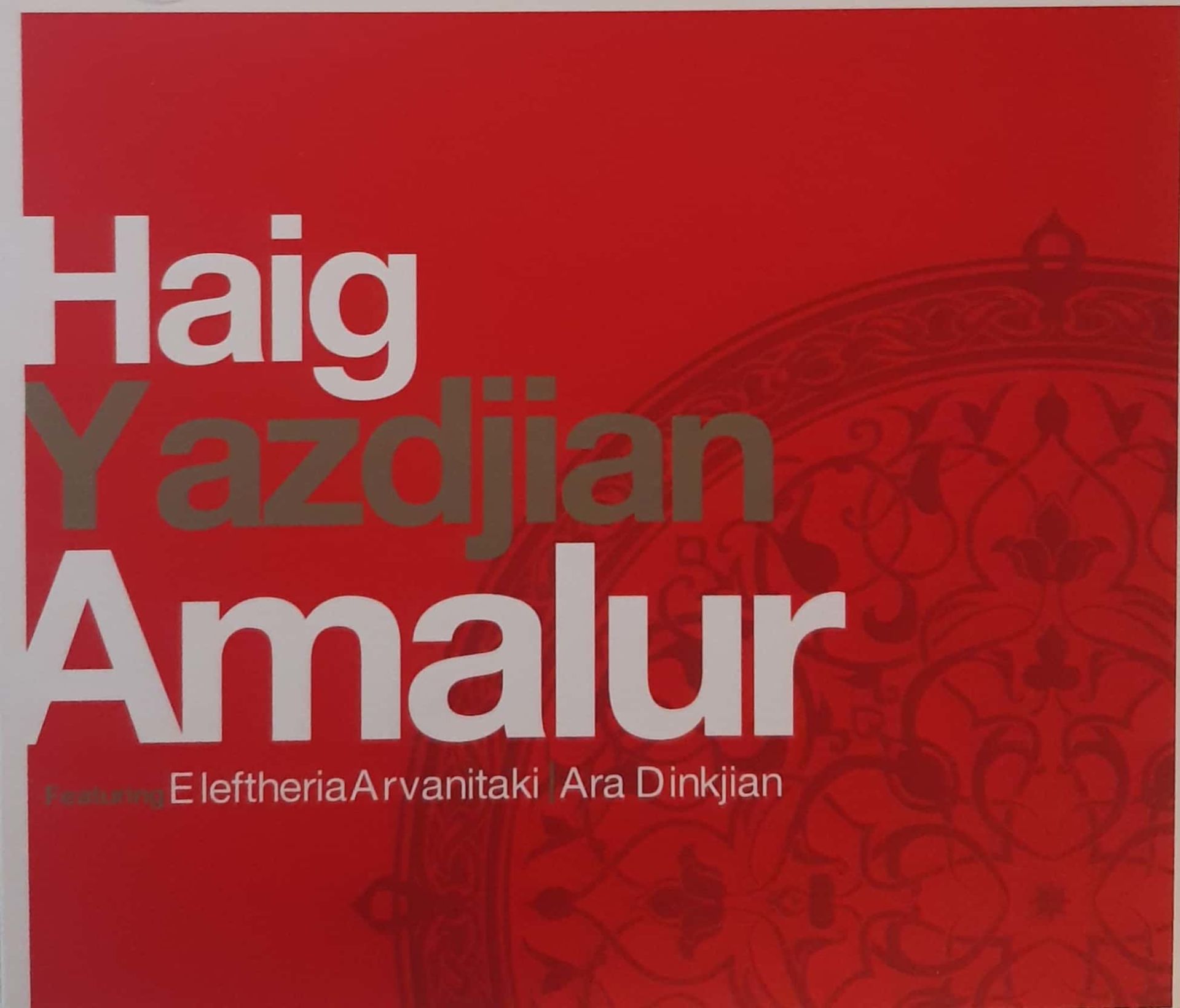 Haig Yazdjian Amalur CD