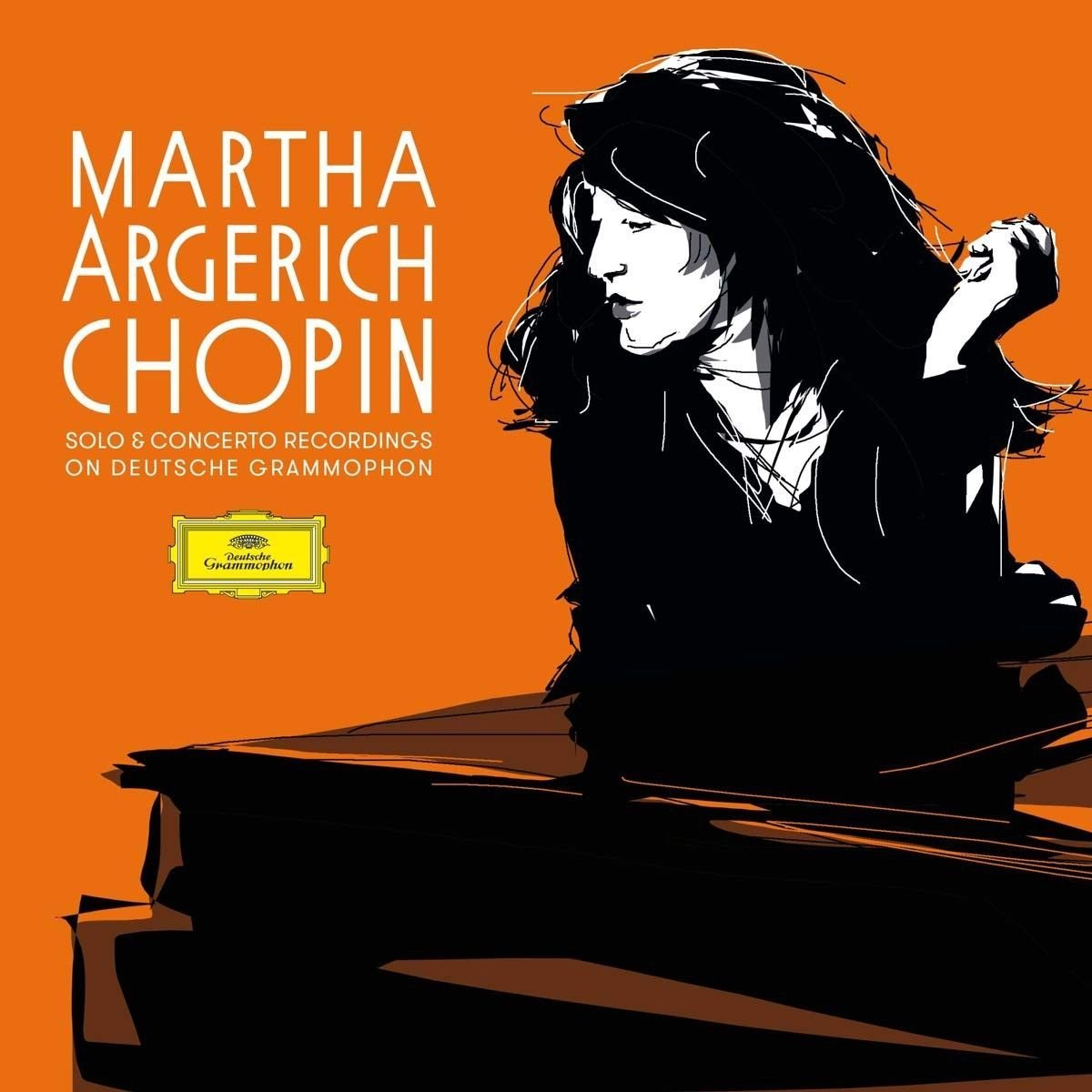 Martha Argerich Chopin Solo & Concerto-Recordings on Deutsche Grammophon Box Set 5 LP