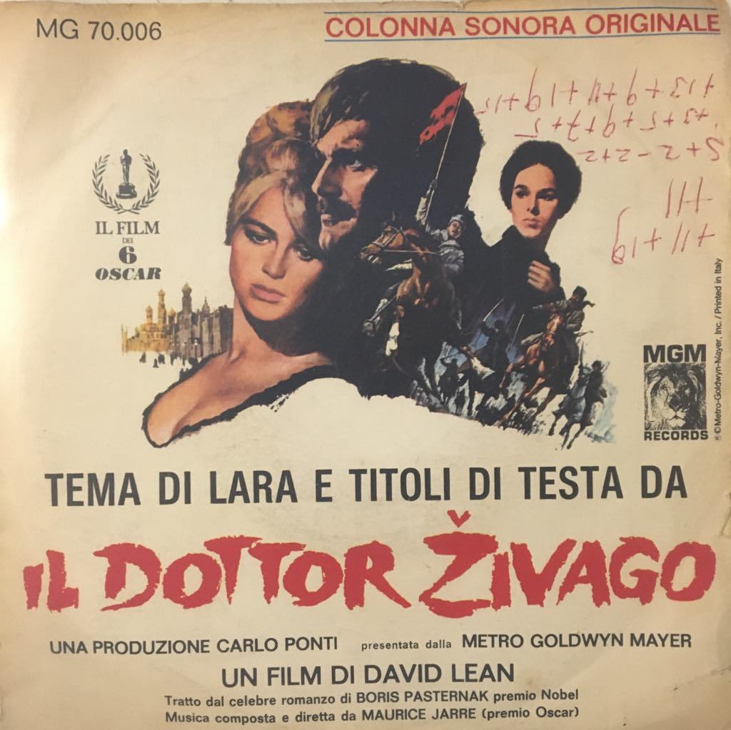 Maurice Jarre Tema Di Lara E Titoli Di Testa Da ''Il Dottor Živago''