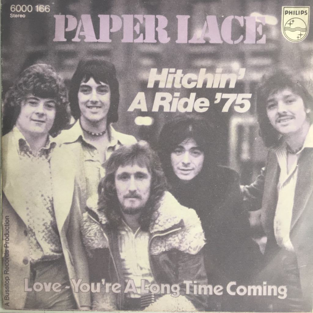 Paperlace Hitchin' A Ride '75 45lik