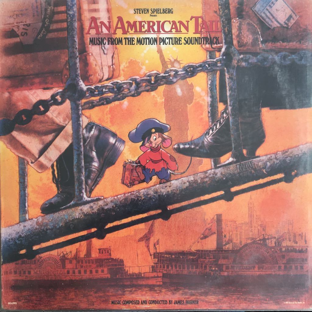 Music From The Motion Picture Soundtrack ''An American Tail'' LP