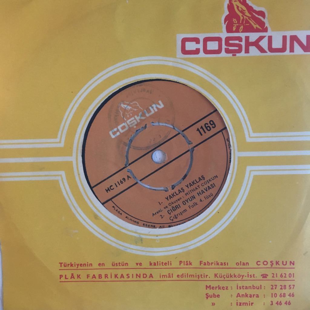 Çığrışım Folk Dörtlüsü Yaklaş Yaklaş 45lik