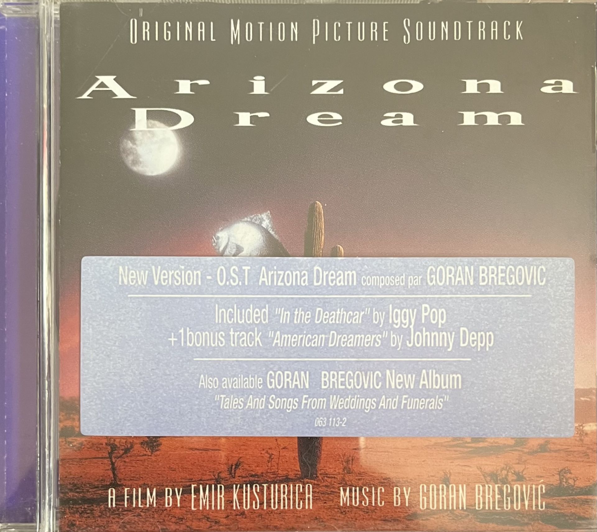 Arizona Dream - Original Motion Picture Soundtrack CD