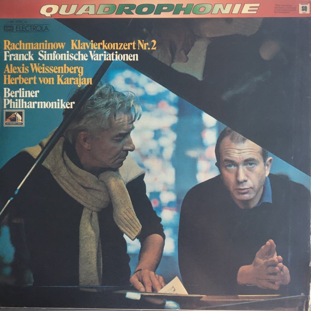 Rachmaninow Franck Berliner Philharmoniker Klavierkonzert Nr. 2 LP