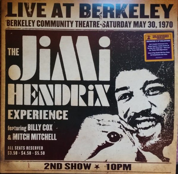 The Jimi Hendrix Experience - Live At Berkeley 2 x LP