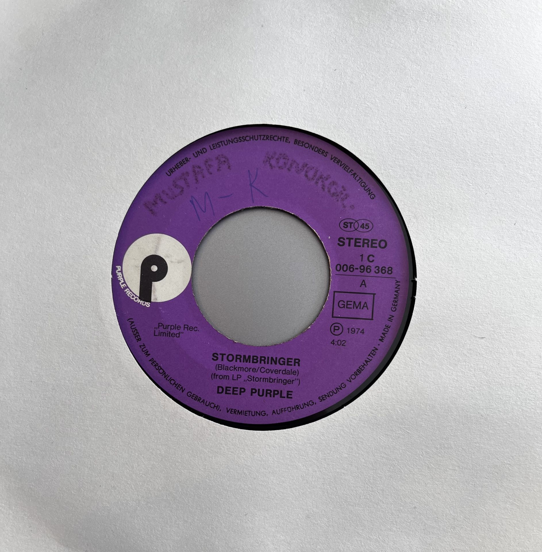 Deep Purple - Stormbringer 45lik