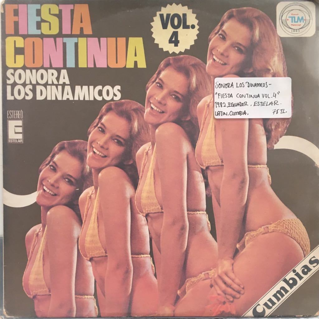 Sonora Los Dinamicos Fiesta Continua Vol. 4 LP