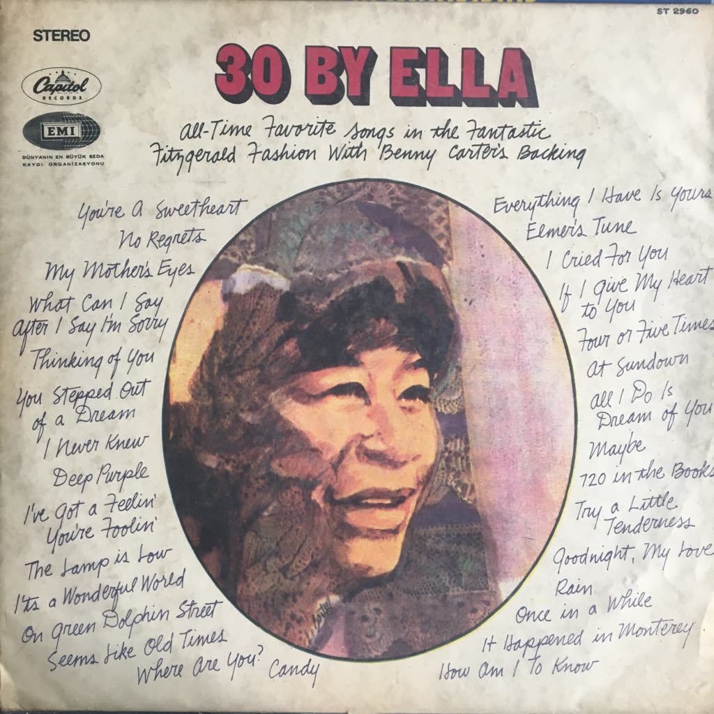 Ella Fitzgerald Thirty By Ella LP