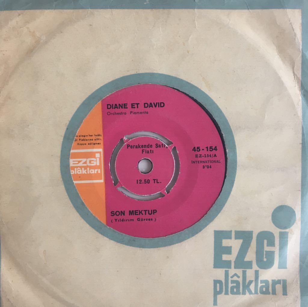 Diane Et David Son Mektup 45lik