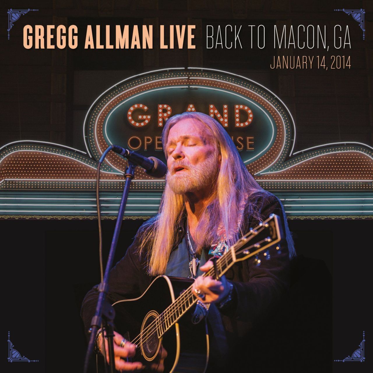 Gregg Allman Live Back To Macon Ga January 14-2014 Double LP