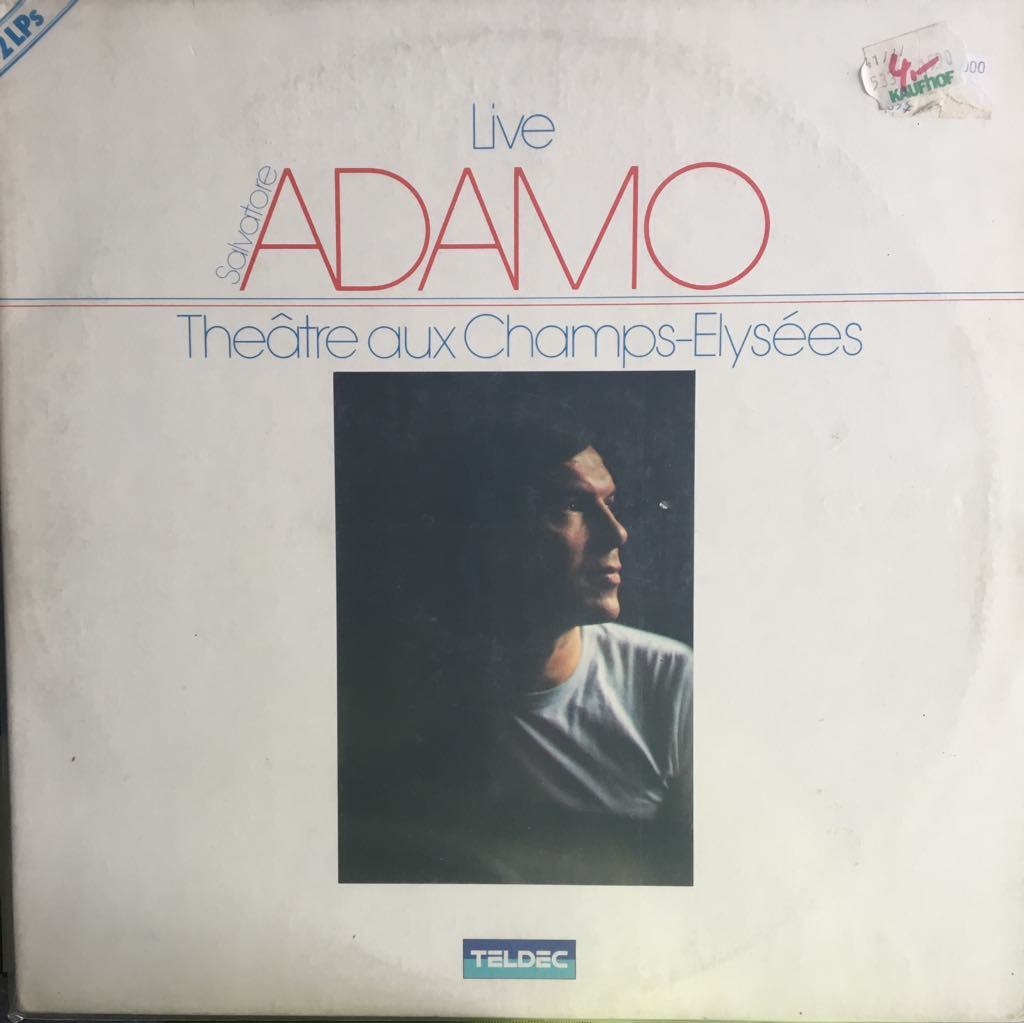 Salvatore Adamo Live ''Theatre Aux Champs-Elysees'' LP