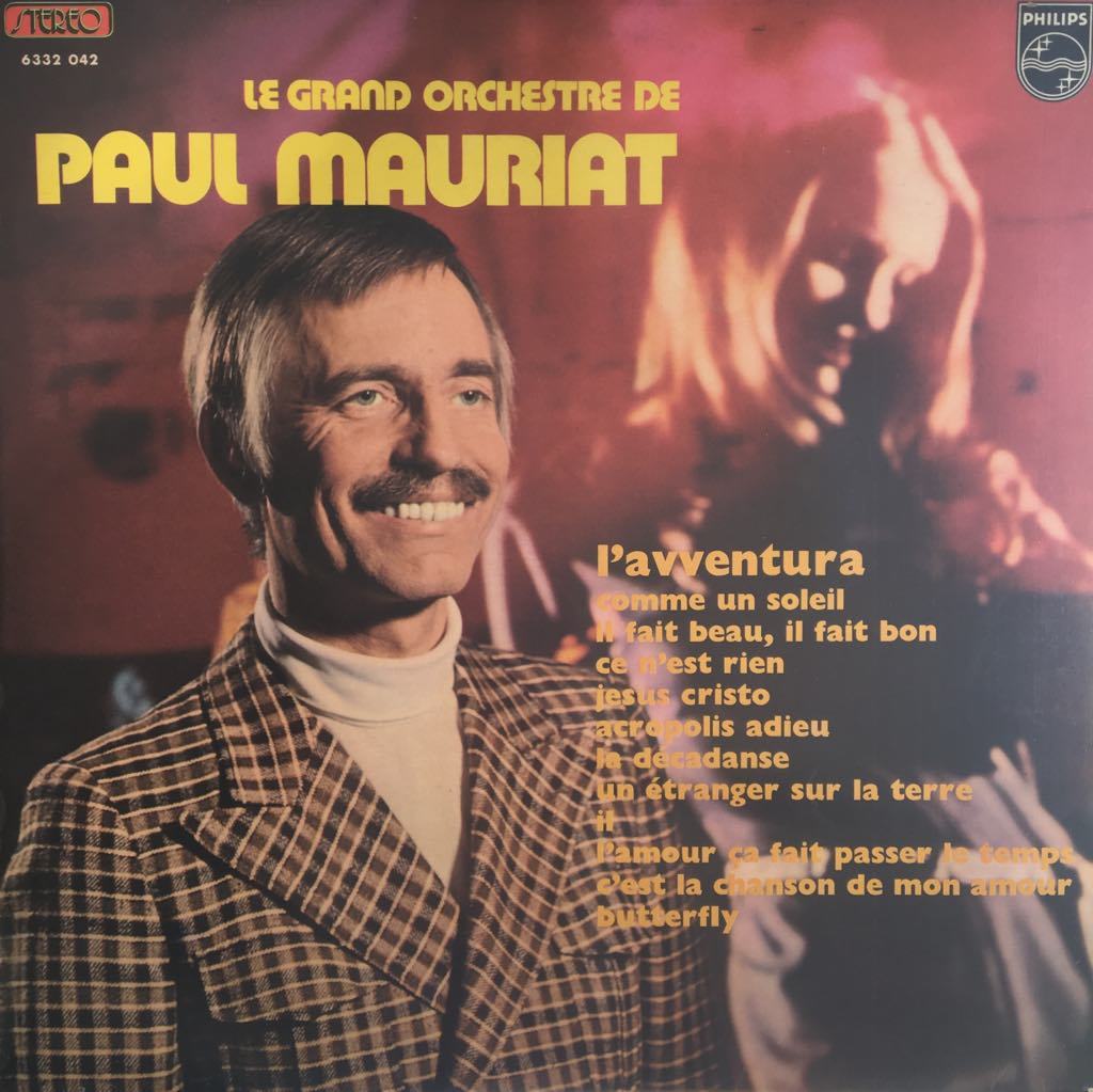 Le Grand Orchestre De Paul Mauriat L'Avventura LP