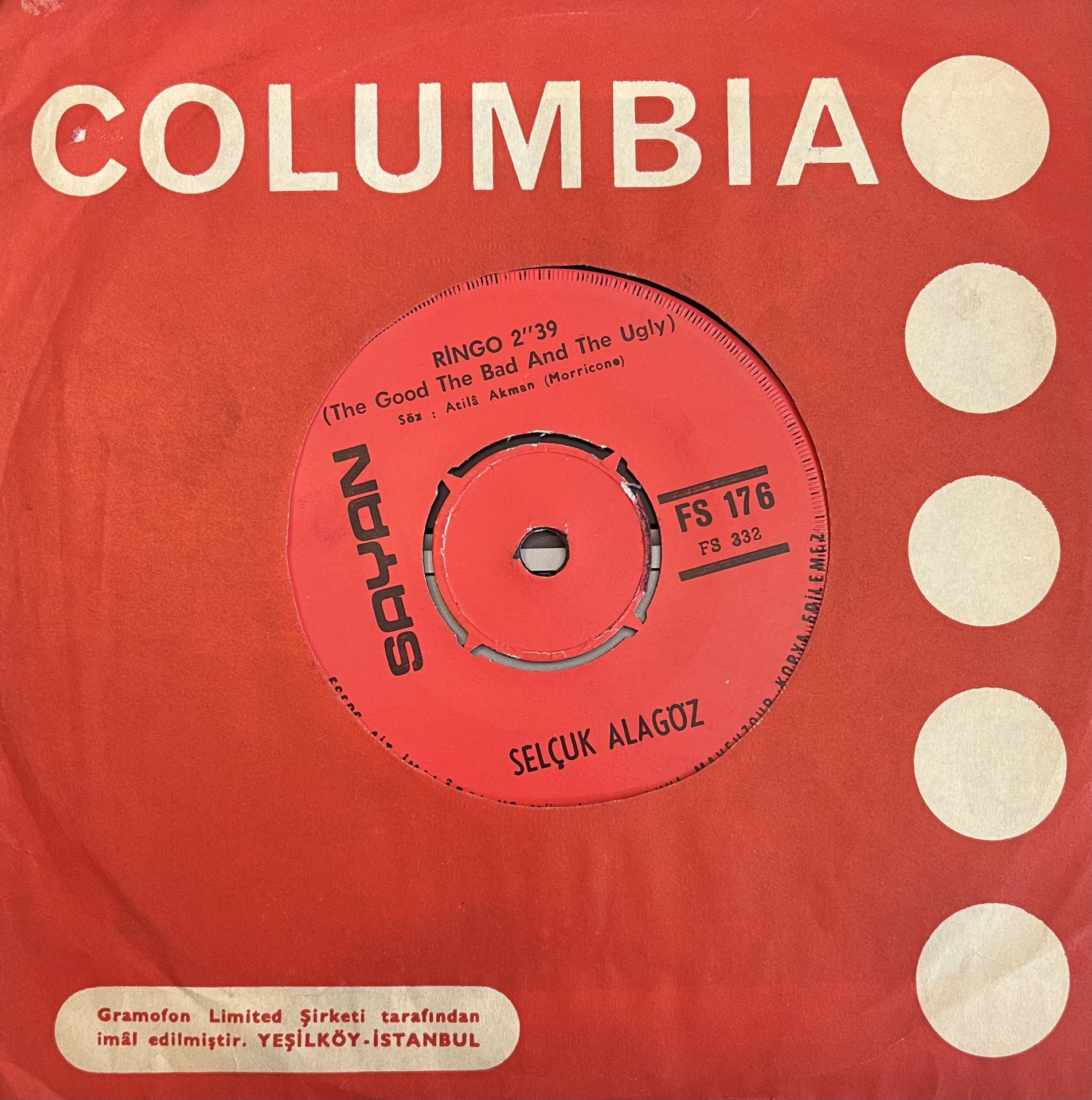 Selçuk Alagöz - Ringo ( The Good The Bad And The Ugly ) 45lik