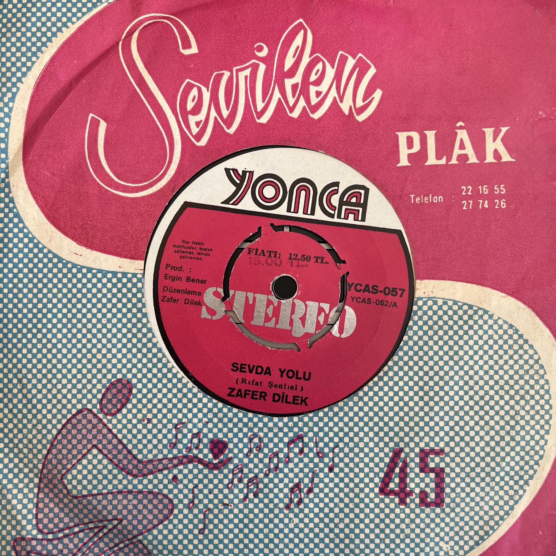 Zafer Dilek - Sevda Yolu 45lik