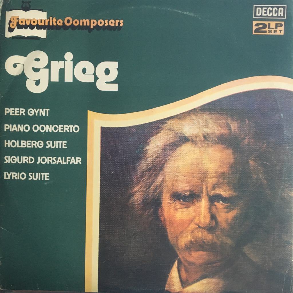 Grieg Favourite Composers Double LP