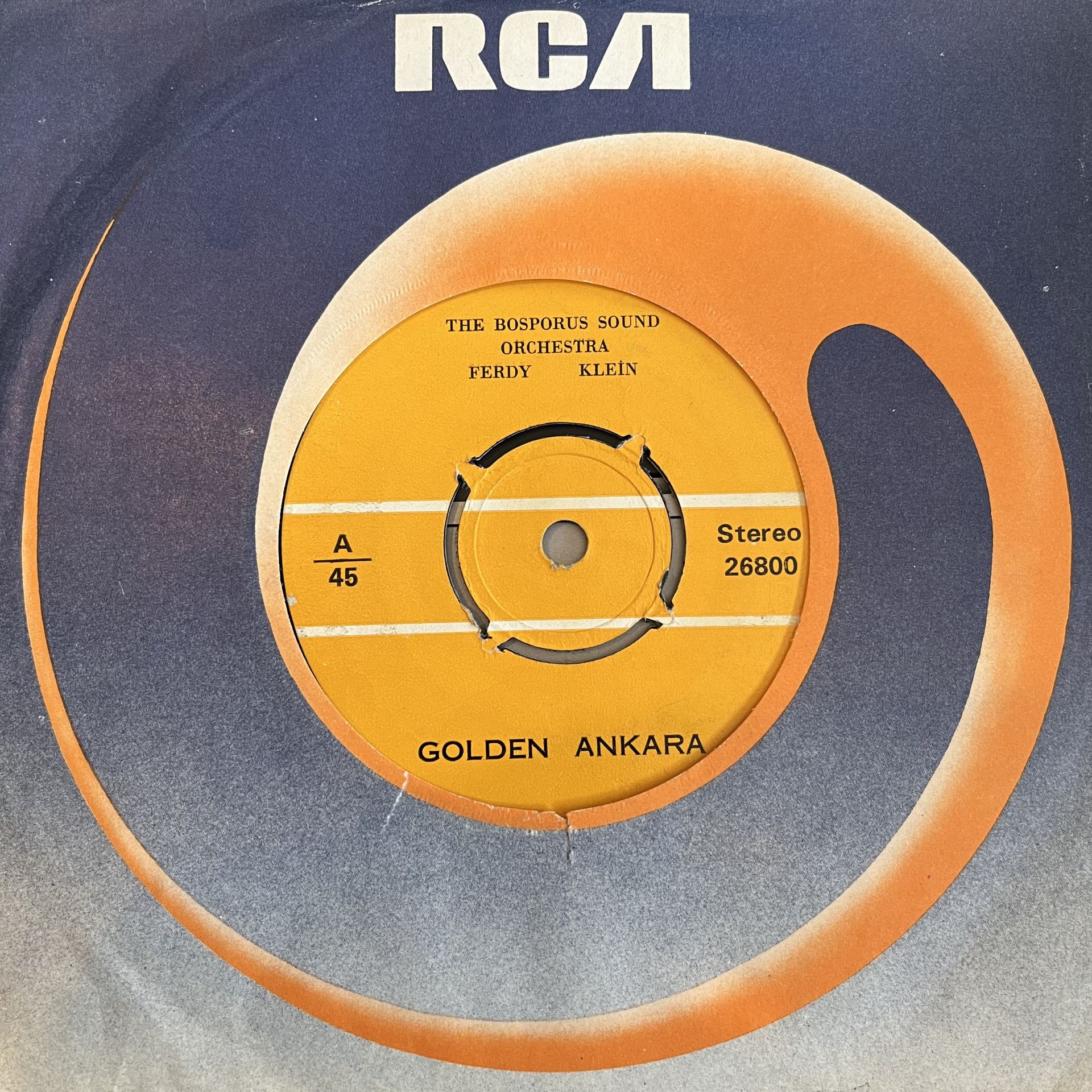 The Bosporus Sound Orchestra Ferdy Klein - Golden Ankara 45lik