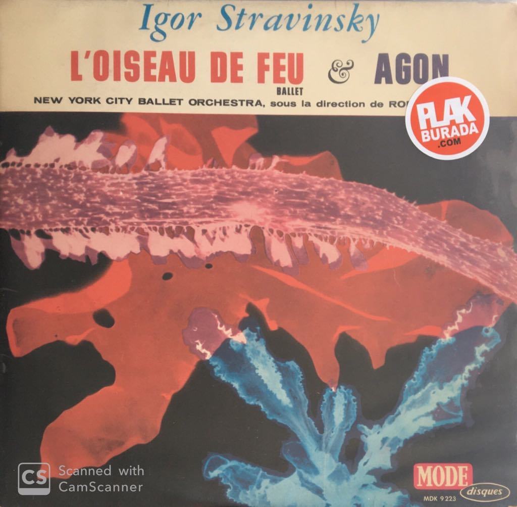 Igor Stravinsky New York City Ballet Orchestra L'Oiseau De Feu & Agon LP