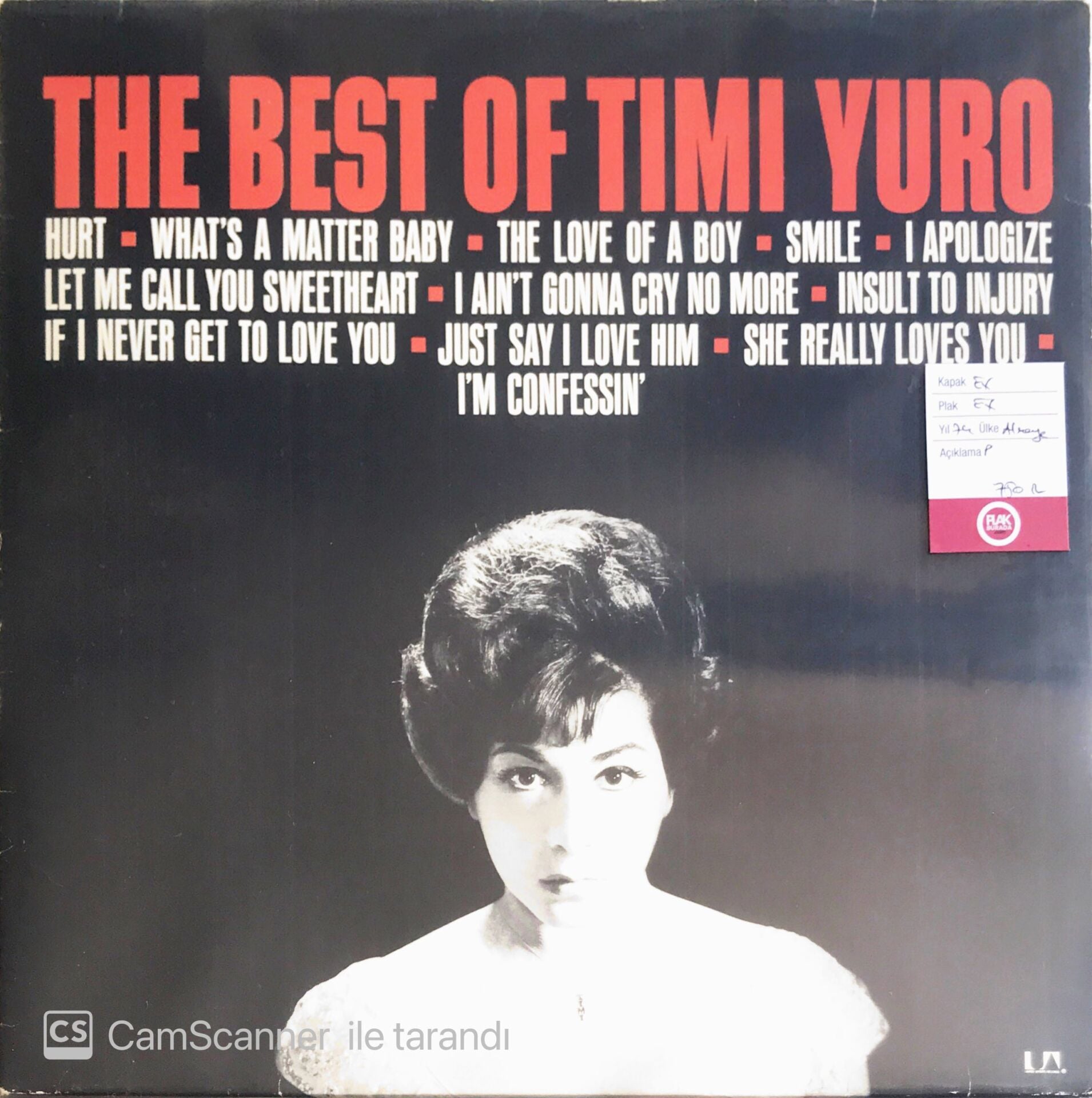 The Best Of Timi Yuro - LP