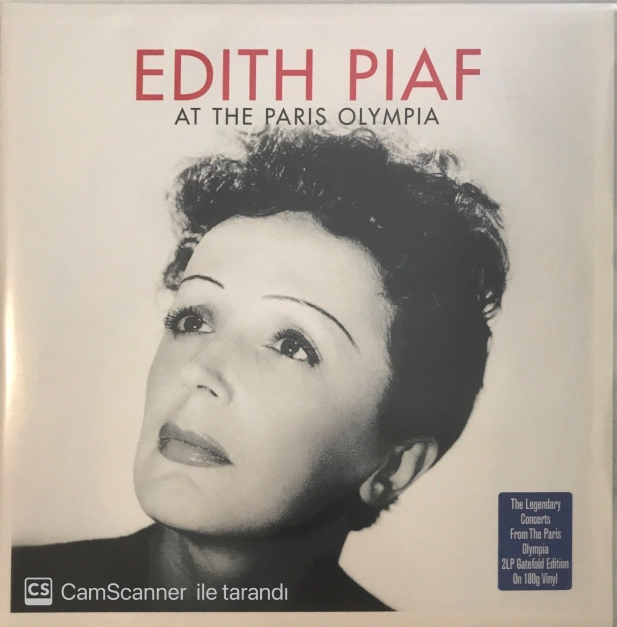 Edith Piaf At The Paris Olympia Double LP
