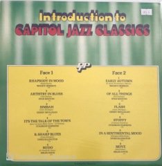 Introduction To Capitol Jazz Classics LP