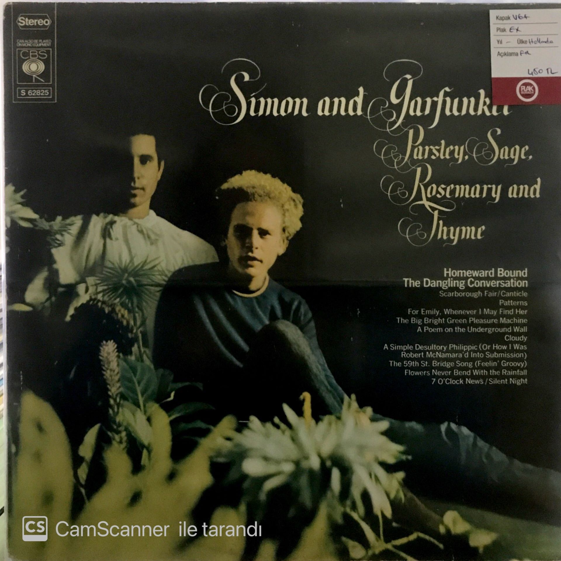 Simon and Garfunkel Parsley Sage Rosemary and Thyme LP
