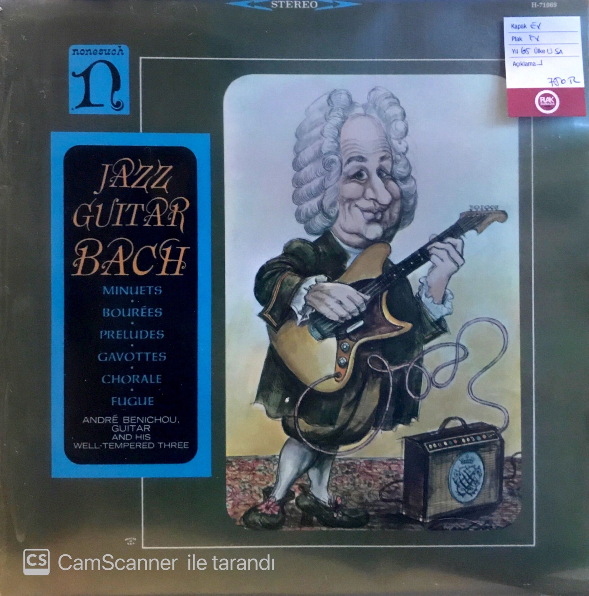 Jazz Guitar Bach LP