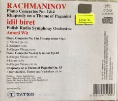 Rachmaninov - Piano Concertos No.1&4 - İdil Biret - CD